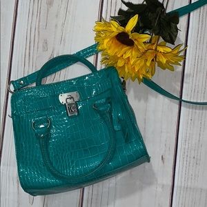 Lauren Conrad Teal Crossbody Purse